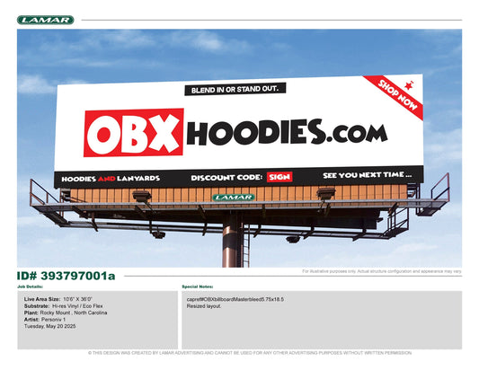 Old School Marketing - check out our billboard!
